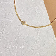Single Round Diamond Bracelet - Jiaxyk